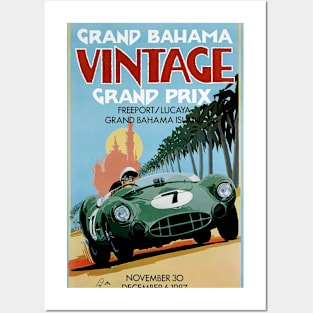 Vintage Travel Poster - Bahama Grand Prix Posters and Art